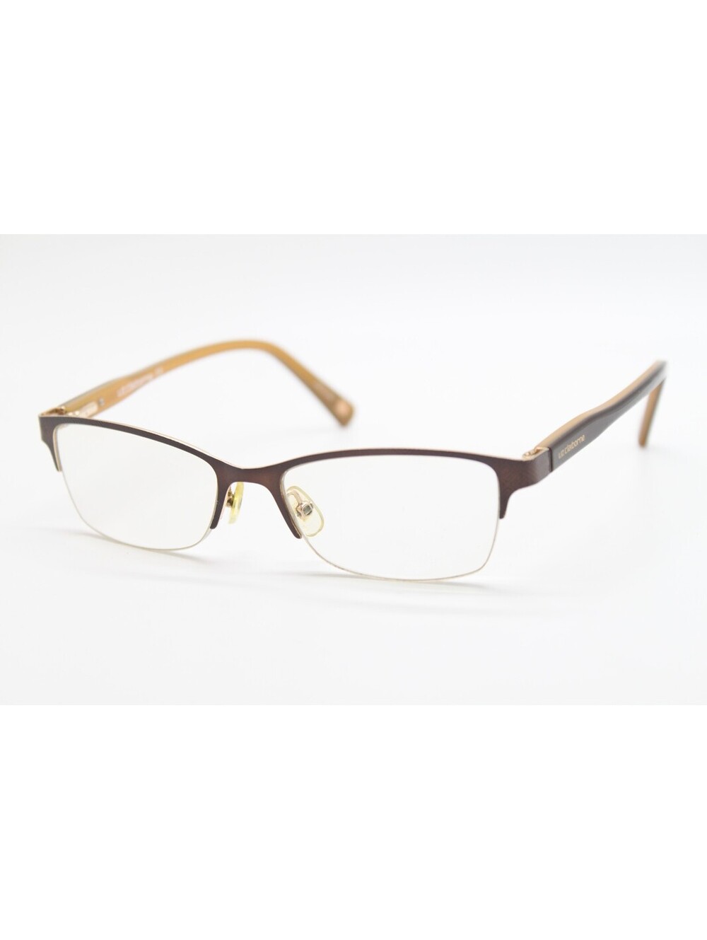 LIZ CLAIBORNE L456 UFM BROWN AUTHENTIC EYEGLASSES 49-16